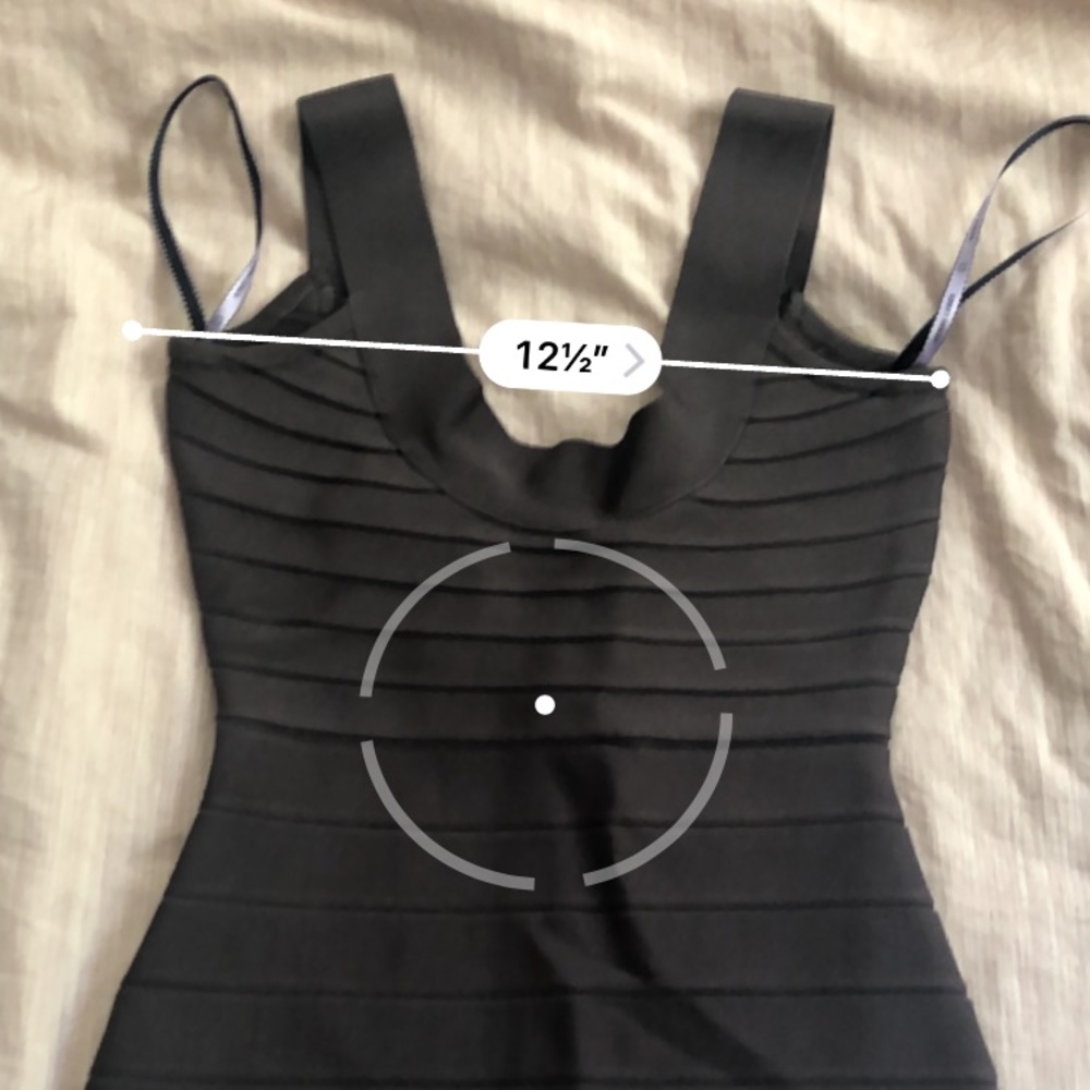 Herve Leger Classic Y2K Bandage Dress Gray SZ XXS - Picture 9 of 12